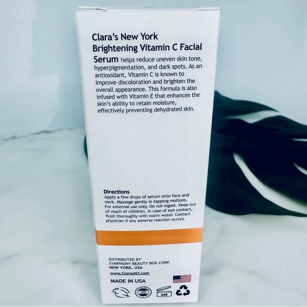 Clara's New York Brightening Vitamin C Serum 94% Natural